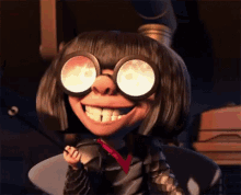 Edna Evil Laugh GIF - Edna Evil Laugh Smiling GIFs