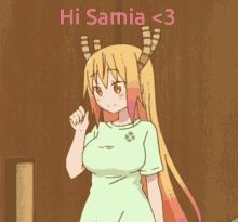 Hi Samia Miss Kobayashi Hi GIF - Hi Samia Samia Hi Sam GIFs
