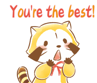Rascal Youre The Best Sticker - Rascal Youre The Best Stickers