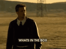 Brad Pitt Whats In The Box GIF - Brad Pitt Whats In The Box Asking GIFs