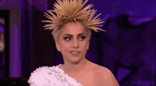Lady Gaga Stare GIF - Lady Gaga Stare Look GIFs