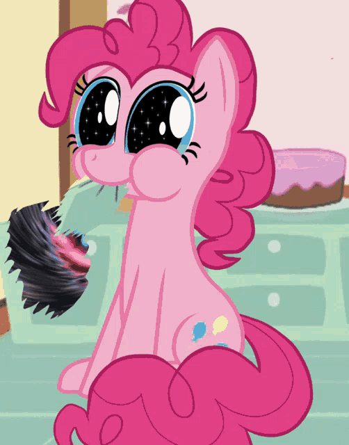 My Little Pony Pinkie Pie Tongue Out Sticker - My Little Pony