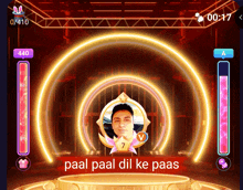 a screenshot of a video game with the words paal paal dil ke paas on it