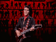 Elvis Presley Guitar GIF - Elvis Presley Guitar Singing GIFs