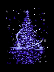 Sparkling Blue GIF - Sparkling Blue Christmas Tree GIFs
