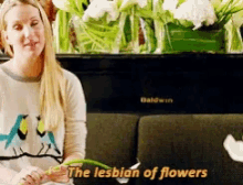Glee Flowers GIF - Glee Flowers Lesbian GIFs