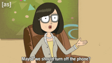 Maybe We Should Turn Off The Phone Dr Wong GIF - Maybe We Should Turn Off The Phone Dr Wong Rick And Morty GIFs