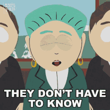they dont have to know mayor mcdaniels south park season9ep2 s9e2
