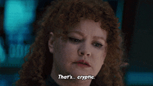 That'S Cryptic Tilly GIF - That'S Cryptic Tilly Interesting GIFs