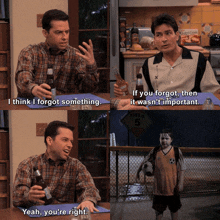 Two And A Half Men I Think I Forgot Something GIF