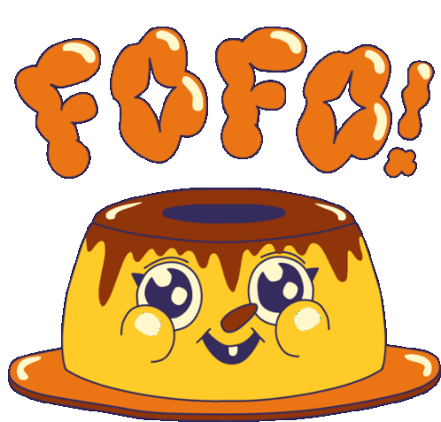 Fluffy Cake Says Cute In Portuguese Sticker - Fullof Emotion Google Stickers