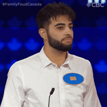 Shrugs Mo GIF - Shrugs Mo Family Feud Canada GIFs