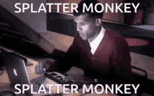 Splatter Monkey GIF - Splatter Monkey Halo GIFs