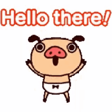 Hello There GIF - Hello There Pig GIFs