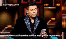 The Worst Relationship Advice Ever Given To You Was?.Gif GIF - The Worst Relationship Advice Ever Given To You Was? Shahid Kapoor Kwk GIFs