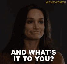 And Whats It To You Franky Doyle GIF