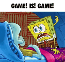 Game Is Game Spongebob GIF