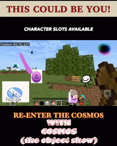 This Could Be You Character Slots Available GIF - This Could Be You Character Slots Available Re Enter The Cosmos GIFs