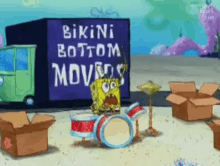 party hard spongebob drumming