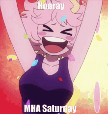 Mha Saturday Mina Ashido GIF - Mha Saturday Mina Ashido GIFs