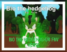 Bio The Hedgehog GIF - Bio The Hedgehog GIFs
