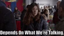 Chicago Pd Kim Burgess GIF - Chicago Pd Kim Burgess Depends On What Were Talking GIFs