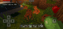 a screenshot of a minecraft game with the number 18 at the top