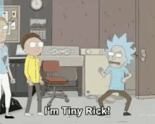 Tiny Rick Rick And Morty GIF - Tiny Rick Rick And Morty Shouting GIFs