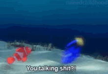 Finding Nemo You Talking Shit GIF - Finding Nemo You Talking Shit Dory GIFs
