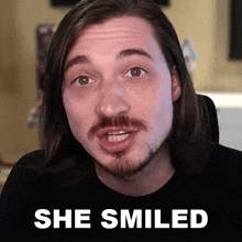 She Smiled At Me Aaron Brown GIF - She Smiled At Me Aaron Brown Bionicpig GIFs