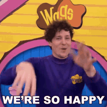 Were So Happy Lachy Wiggle GIF - Were So Happy Lachy Wiggle The Wiggles GIFs