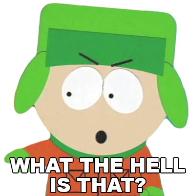 What The Hell Is That Kyle Broflovski Sticker - What The Hell Is That Kyle Broflovski South Park Stickers