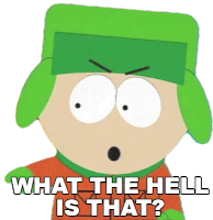 What The Hell Is That Kyle Broflovski Sticker - What The Hell Is That Kyle Broflovski South Park Stickers