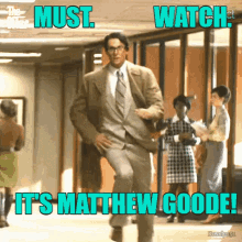 The Offer Matthew Goode GIF - The Offer Matthew Goode Running GIFs