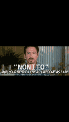 Happy Birthday May Your Birthday Be As Awesome As I Am GIF - Happy Birthday May Your Birthday Be As Awesome As I Am Robert Downey Jr GIFs