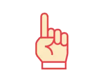 a pair of hands with the number 7 on the left hand