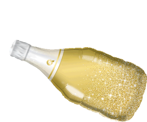 Champagne Cheers Sticker