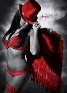 red angel angel and devil