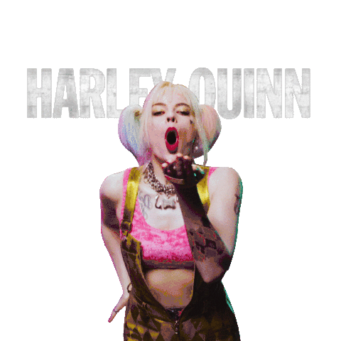 Harley Quinn Birds Of Prey Sticker - Harley Quinn Birds Of Prey Stickers