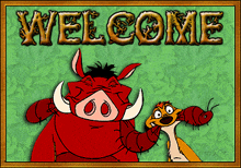 Welcome Timon And Pumbaa GIF