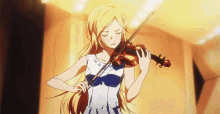 Your Lie In April Violin GIF - Your Lie In April Violin Play GIFs