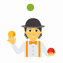 juggling person