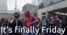 Finally Friday GIF - Finally Friday Spiderman GIFs