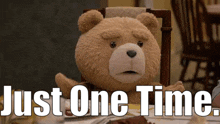 Ted Tv Show Just One Time GIF
