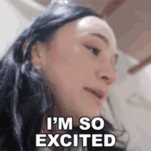 Im So Excited Fiona Frills GIF - Im So Excited Fiona Frills Fionafrills Vlogs GIFs