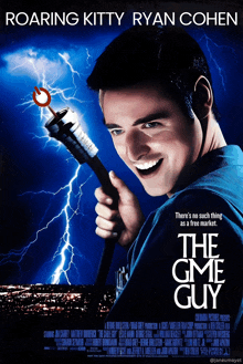 a movie poster for the gme guy with ryan cohen