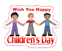 Happy Children'S Day Wish You A Very Happy Sticker