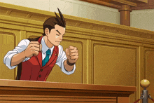 Ace Attorney Apollo Justice GIF - Ace Attorney Apollo Justice Desk Slam GIFs
