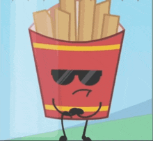 Fries Gangnam Style GIF - Fries Gangnam Style Battle For Dream Island GIFs