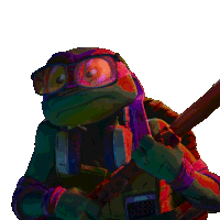 Screaming Donatello Sticker - Screaming Donatello Teenage Mutant Ninja Turtles Mutant Mayhem Stickers
